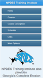 Mobile Screenshot of npdestraining.com