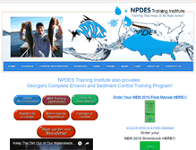 Tablet Screenshot of npdestraining.com